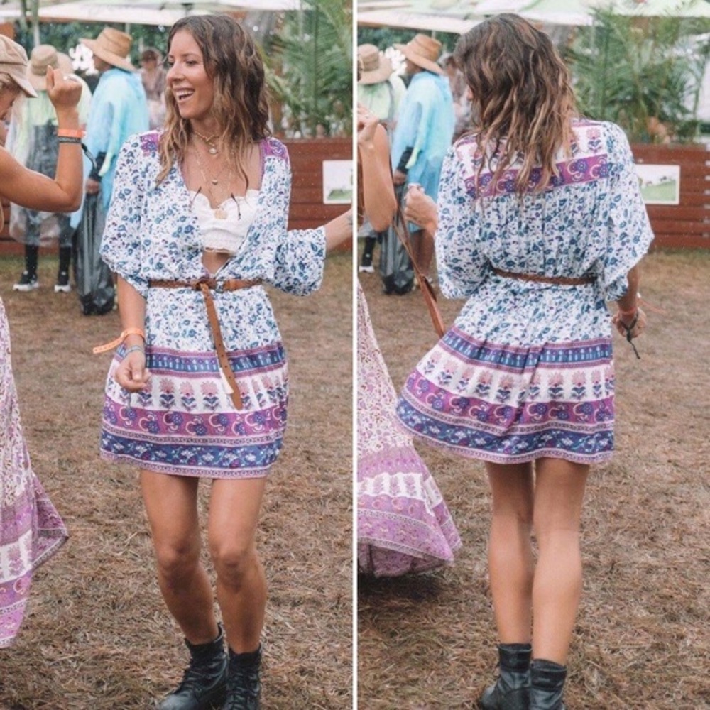 UFT Spell Unicorn Tears Gypsy Love Playdress Mini Dress Small EUC